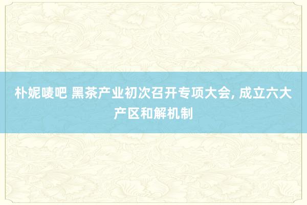 朴妮唛吧 黑茶产业初次召开专项大会， 成立六大产区和解机制