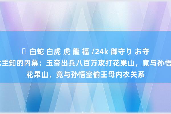 ✨白蛇 白虎 虎 龍 福 /24k 御守り お守り 西游不为东说念主知的内幕：玉帝出兵八百万攻打花果山，竟与孙悟空偷王母内衣关系