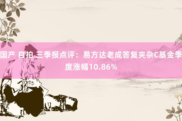 国产 自拍 三季报点评：易方达老成答复夹杂C基金季度涨幅10.86%